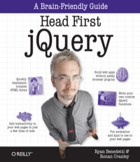 Cover image: Head First jQuery 1st edition 9781449393212
