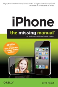 Cover image: iPhone: The Missing Manual 4th edition 9781449393656