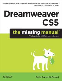 Cover image: Dreamweaver CS5: The Missing Manual 1st edition 9781449381813