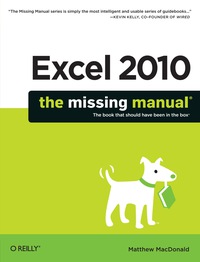 Immagine di copertina: Excel 2010: The Missing Manual 1st edition 9781449382353