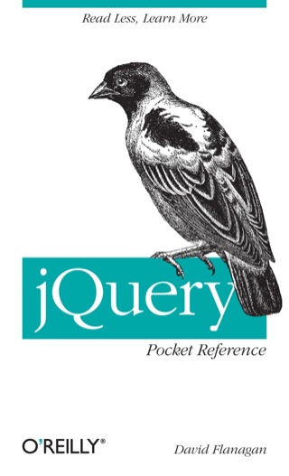 Cover image: jQuery Pocket Reference 1st edition 9781449397227