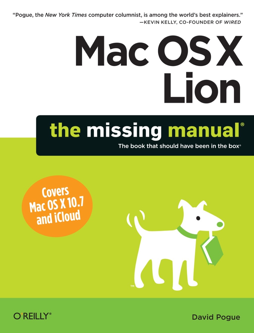 Mac OS X Lion: The Missing Manual 1st Edition