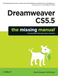 Cover image: Dreamweaver CS5.5: The Missing Manual 1st edition 9781449397975