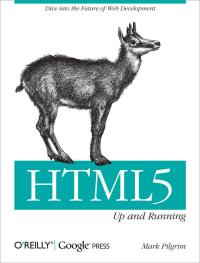 Cover image: HTML5: Up and Running 1st edition 9780596806026