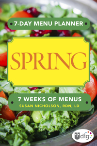 Cover image: 7-Day Menu Planner: Spring 9781449477707