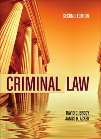 Cover image: Criminal Law 2nd edition 9780763759131