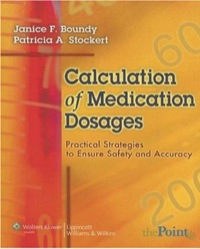 Cover image: Calculation of Medication Dosages 1st edition