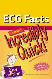 Cover image: ECG Facts Made Incredibly Quick! 1st edition 9781605474762