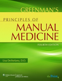 Cover image: Greenman's Principles of Manual Medicine 4th edition