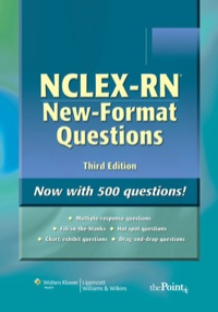 Cover image: NCLEX-RN New-Format Questions 3rd edition