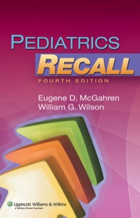 Cover image: Pediatrics Recall 4th edition