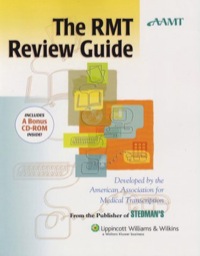Cover image: The AAMT RMT Review Guide 1st edition