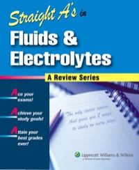 Cover image: Striaght A's in Fluids and Electrolytes 1st edition