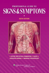 Cover image: Professional Guide to Signs and Symptoms 6th edition