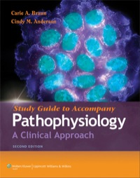 Cover image: Study Guide to Accompany Pathophysiology: A Clinical Approach 2nd edition 9781608311873