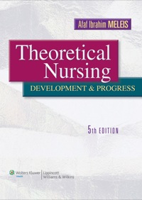 Cover image: Theoretical Nursing: Development and Progress 5th edition 9781605472119