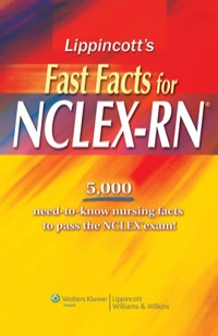 Cover image: Lippincott's Fast Facts for NCLEX-RN 1st edition 9781451113273