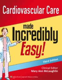 Cover image: Cardiovascular Care Made Incredibly Easy 3rd edition 9781451188844