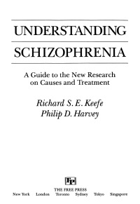 Cover image: Understanding Schizophrenia 9780029172476