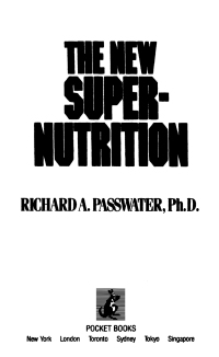 Cover image: The New Super-Nutrition 9780671700713