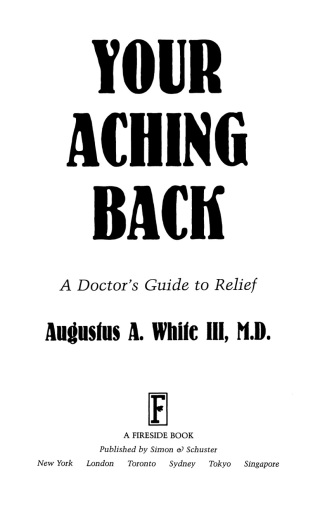 Cover image: Your Aching Back 9781416593010