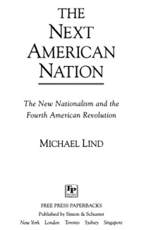 Cover image: Next American Nation 9780684825038