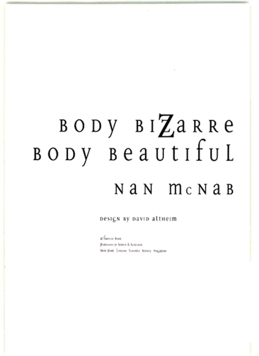 Body Bizarre  Body Beautiful eBook