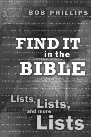 Cover image: Find It in the Bible 9781582293981