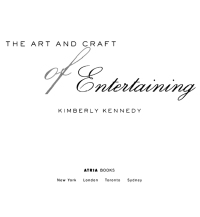 Cover image: The Art and Craft of Entertaining 9780743278355