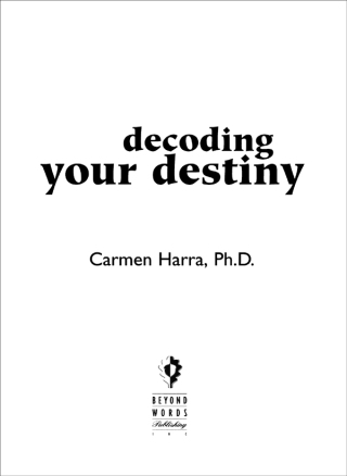 Cover image: Decoding Your Destiny 9781582701431