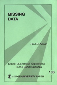 Cover image: Missing Data 1st edition 9780761916727