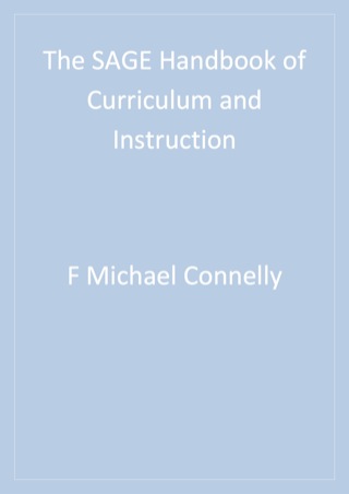 صورة الغلاف: The SAGE Handbook of Curriculum and Instruction 1st edition 9781412909907