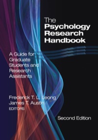 Omslagafbeelding: The Psychology Research Handbook 2nd edition 9780761930228