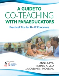 Cover image: A Guide to Co-Teaching With Paraeducators 1st edition 9781412957649