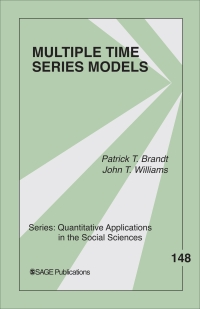 Cover image: Multiple Time Series Models 1st edition 9781412906562