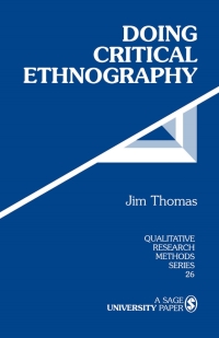 Cover image: Doing Critical Ethnography 1st edition 9780803939233