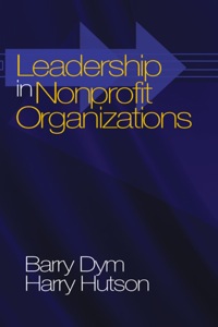 Cover image: Leadership in Nonprofit Organizations 1st edition 9781412914468