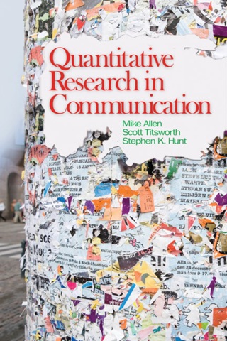 Cover image: Quantitative Research in Communication 1st edition 9781412956956