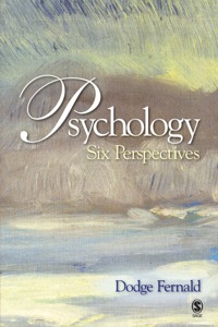 Imagen de portada: Psychology: Six Perspectives 1st edition 9781412938679