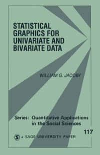 صورة الغلاف: Statistical Graphics for Univariate and Bivariate Data 1st edition 9780761900832
