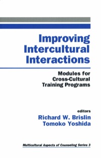 Imagen de portada: Improving Intercultural Interactions 1st edition 9780803954106