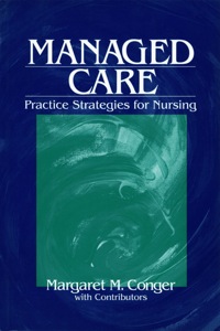 Imagen de portada: Managed Care 1st edition 9780761909651