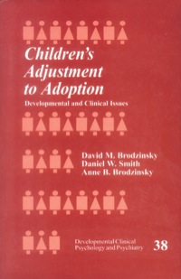 表紙画像: Children′s Adjustment to Adoption 1st edition 9780761905165