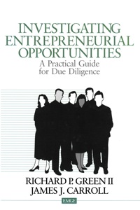 Cover image: Investigating Entrepreneurial Opportunities 1st edition 9780803959415