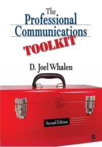 Imagen de portada: The Professional Communications Toolkit 1st edition 9781412927161