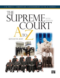 Imagen de portada: The Supreme Court A to Z 5th edition 9781608717446