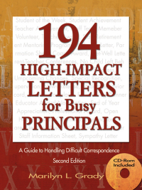 Imagen de portada: 194 High-Impact Letters for Busy Principals 2nd edition 9781412915984