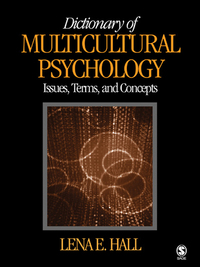 صورة الغلاف: Dictionary of Multicultural Psychology 1st edition 9780761928225