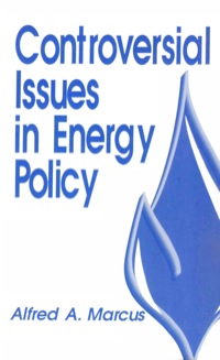 Omslagafbeelding: Controversial Issues in Energy Policy 1st edition 9780803939691