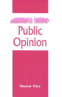 صورة الغلاف: Public Opinion 1st edition 9780803940239
